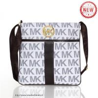 michael kors logo signature groot grijs crossbody zakken Outlet Rotterdam p03o1737